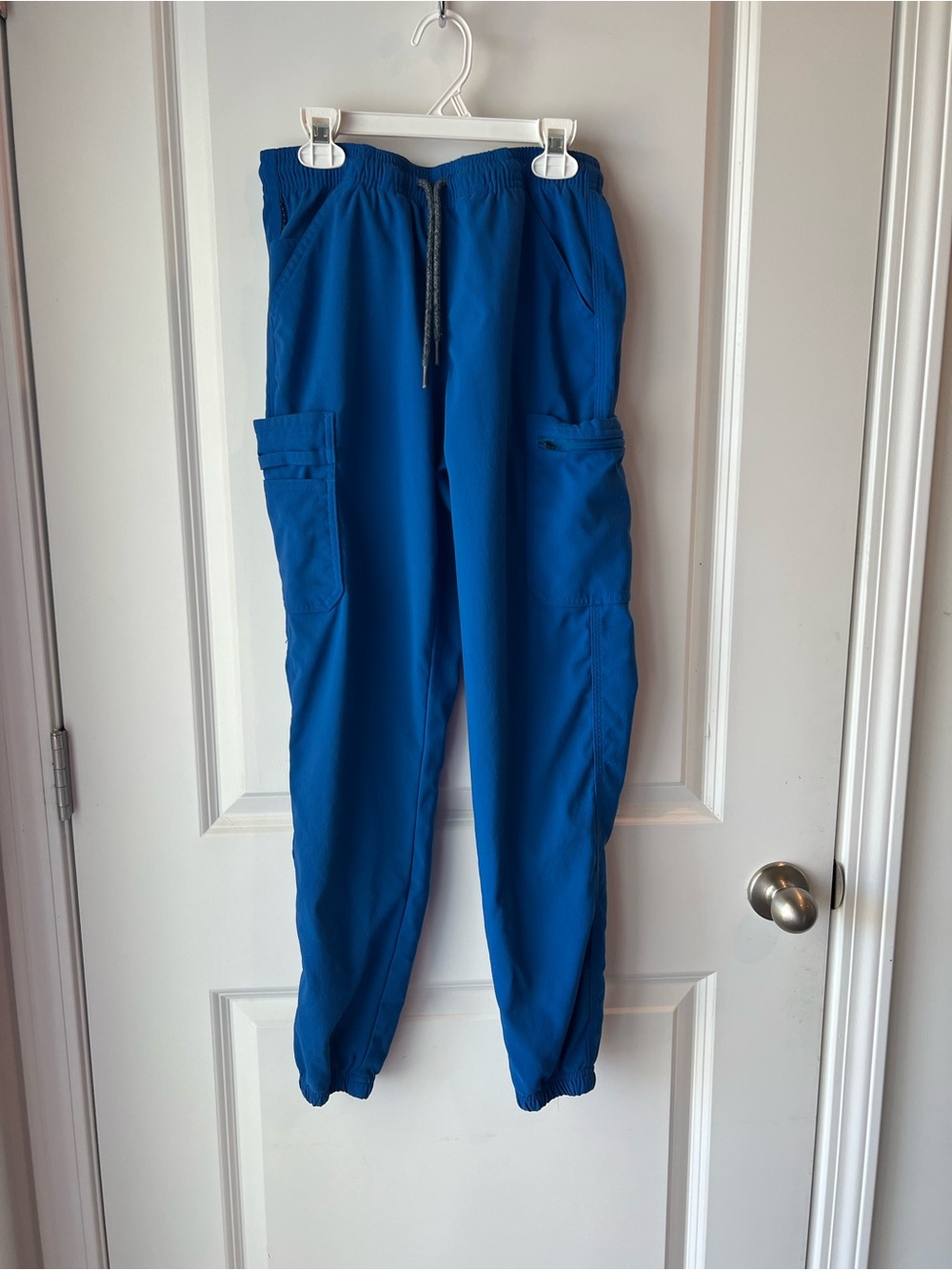 Carhartt Royal Blue Cargo Jogger scrub  Pants. Small